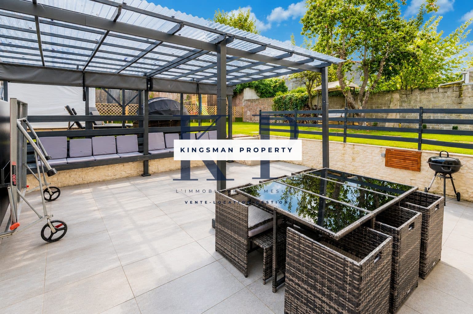 Maison familiale de 120 m² avec piscine, jardin de 400 m²